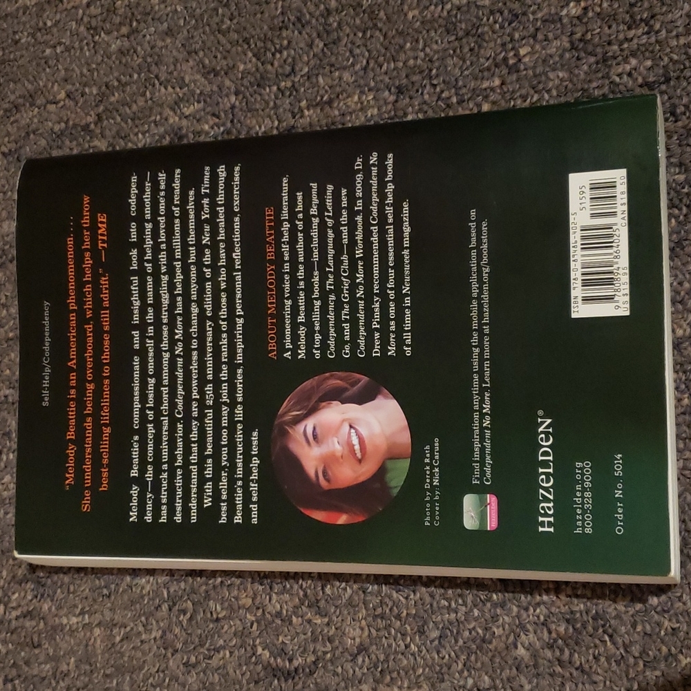 Codependent no more Melody Beattie & work book self help psychology relationship - Picture 3 of 10